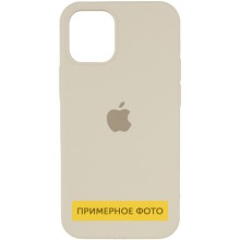 Чехол Silicone Case Full Protective (AA) для Apple iPhone 16 Pro (6.3") (Бежевый)