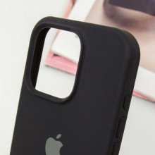 Чохол Silicone Case Full Protective (AA) для Apple iPhone 16 Pro (6.3") – Чорний