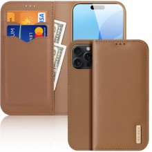 Чохол-книжка Dux Ducis Hivo для Apple iPhone 16 Pro (6.3") – Brown