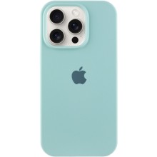 Чехол Silicone Case Full Protective (AA) для Apple iPhone 16 Pro (6.3") – Бирюзовый