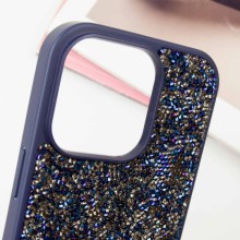 TPU чехол Bling World Rock Diamond для Apple iPhone 16 Pro (6.3") – Синий