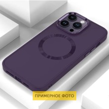 TPU чехол Bonbon Metal Style with MagSafe для Apple iPhone 16 Pro (6.3") – Фиолетовый