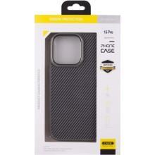 Чехол TPU+PC Carbon with MagSafe для Apple iPhone 16 Pro (6.3") – undefined