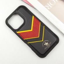 Кожаный чехол Polo Santa Barbara Barton для Apple iPhone 16 Pro (6.3") – Черный