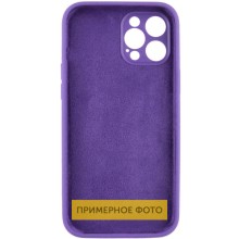 Чехол Silicone Case Full Protective (AA) NO LOGO для Apple iPhone 16 Pro (6.3") – Фиолетовый