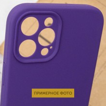 Чехол Silicone Case Full Protective (AA) NO LOGO для Apple iPhone 16 Pro (6.3") – Фиолетовый