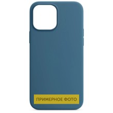 Чехол Silicone Case Full Protective (AA) NO LOGO для Apple iPhone 16 Pro (6.3") – Синий