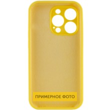 Чехол Silicone Case Full Protective (AA) NO LOGO для Apple iPhone 16 Pro (6.3") – Желтый