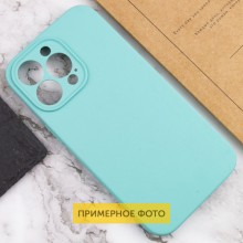 Чехол Silicone Case Full Protective (AA) NO LOGO для Apple iPhone 16 Pro (6.3") – Бирюзовый