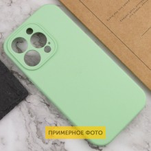 Чехол Silicone Case Full Protective (AA) NO LOGO для Apple iPhone 16 Pro (6.3") – Зеленый