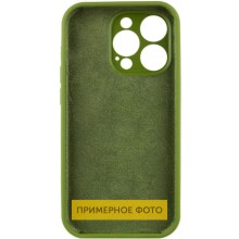 Чехол Silicone Case Full Protective (AA) NO LOGO для Apple iPhone 16 Pro (6.3") – Зеленый