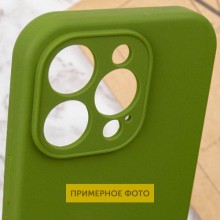 Чехол Silicone Case Full Protective (AA) NO LOGO для Apple iPhone 16 Pro (6.3") – Зеленый