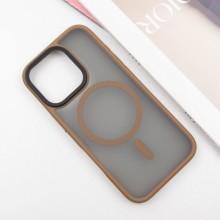 TPU+PC чохол Metal Buttons with MagSafe для Apple iPhone 16 Pro (6.3") – Золотий