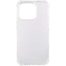 TPU чехол GETMAN Ease logo усиленные углы для Apple iPhone 16 Pro (6.3") (Прозрачный)