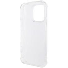 TPU чехол GETMAN Ease logo усиленные углы для Apple iPhone 16 Pro (6.3") – Прозрачный