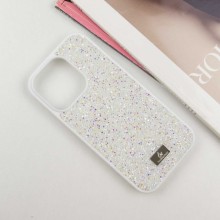 TPU чохол Bling World Rock Diamond для Apple iPhone 16 Pro (6.3") – Білий