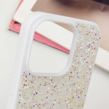 TPU чохол Bling World Rock Diamond для Apple iPhone 16 Pro (6.3") – Білий