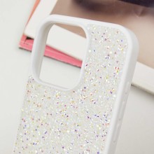 TPU чохол Bling World Rock Diamond для Apple iPhone 16 Pro (6.3") – Білий