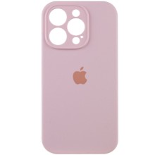 Чехол Silicone Case Full Camera Protective (AA) для Apple iPhone 16 Pro (6.3") (Розовый)