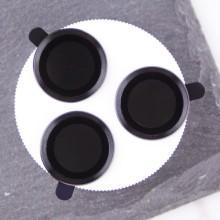 Захисне скло Metal Classic на камеру (у упак.) для Apple iPhone 16 Pro (6.3") / 16 Pro Max (6.9") – Чорний