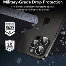 Захисне скло Metal Classic на камеру (у упак.) для Apple iPhone 16 Pro (6.3") / 16 Pro Max (6.9") – Срібний