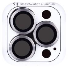 Захисне скло Metal Classic на камеру (у упак.) для Apple iPhone 16 Pro (6.3") / 16 Pro Max (6.9") – Сірий