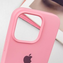 Чехол Silicone Case Full Protective (AA) для Apple iPhone 16 Pro (6.3") – Розовый