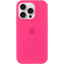 Чехол Silicone Case Full Protective (AA) для Apple iPhone 16 Pro (6.3") – Розовый