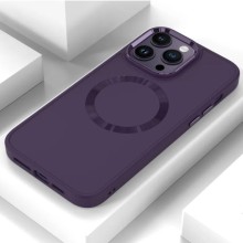 TPU чехол Bonbon Metal Style with MagSafe для Apple iPhone 16 Pro (6.3") – Фиолетовый