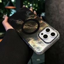 Чехол TPU Shiny Mountain (MagFit) для Apple iPhone 16 Pro (6.3") – Черный
