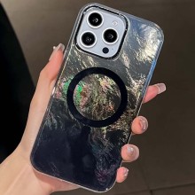 Чехол TPU Shiny Mountain (MagFit) для Apple iPhone 16 Pro (6.3") – Черный