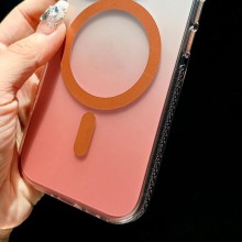 Чехол TPU+PC Shadow with MagSafe для Apple iPhone 16 Pro (6.3") – Rose Gold