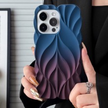 TPU чехол Leaf для Apple iPhone 16 Pro (6.3") – Темно-синий