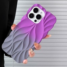 TPU чехол Leaf для Apple iPhone 16 Pro (6.3") – Фиолетовый
