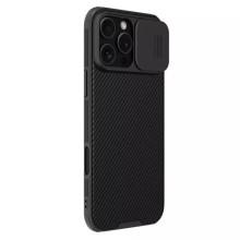 Карбонова накладка Nillkin CamShield Pro Magnetic для Apple iPhone 16 Pro (6.3") – Чорний