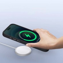 Чохол Silicone Nillkin LensWing Prop Magnetic для Apple iPhone 16 Pro (6.3") – Чорний