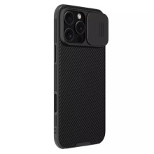 Карбонова накладка Nillkin CamShield Pro Magnetic для Apple iPhone 16 Pro (6.3") – Чорний