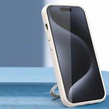 Чохол Silicone Case Full Protective NO LOGO with Ring для Apple iPhone 16 Pro (6.3") – Рожевий