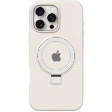 Чехол Silicone Case Full Protective with Ring для Apple iPhone 16 Pro (6.3") – Белый