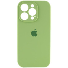Чохол Silicone Case Full Camera Protective (AA) для Apple iPhone 16 Pro (6.3") – М'ятний