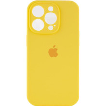 Чохол Silicone Case Full Camera Protective (AA) для Apple iPhone 16 Pro (6.3") – Жовтий