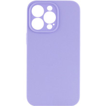 Чехол Silicone Case Full Camera Protective (AA) NO LOGO для Apple iPhone 16 Pro (6.3") – Сиреневый