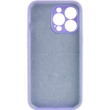 Чехол Silicone Case Full Camera Protective (AA) NO LOGO для Apple iPhone 16 Pro (6.3") – Сиреневый