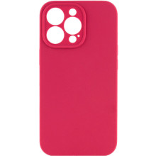 Чехол Silicone Case Full Camera Protective (AA) NO LOGO для Apple iPhone 16 Pro (6.3") – Красный