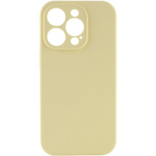 Чехол Silicone Case Full Camera Protective (AA) NO LOGO для Apple iPhone 16 Pro (6.3") – Желтый