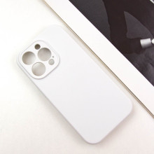 Чохол Silicone Case Full Camera Protective (AA) NO LOGO для Apple iPhone 16 Pro (6.3") – Білий