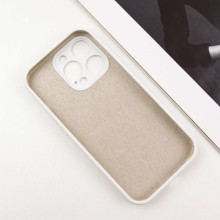 Чохол Silicone Case Full Camera Protective (AA) NO LOGO для Apple iPhone 16 Pro (6.3") – Білий