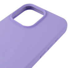 Чохол Silicone Case (AA) Logo with MagSafe для Apple iPhone 16 Pro (6.3") – Бузковий