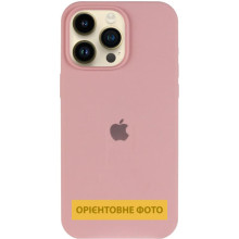 Чохол Silicone Case (AA) Logo with MagSafe для Apple iPhone 16 Pro (6.3") – Рожевий