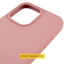 Чохол Silicone Case (AA) Logo with MagSafe для Apple iPhone 16 Pro (6.3") – Рожевий